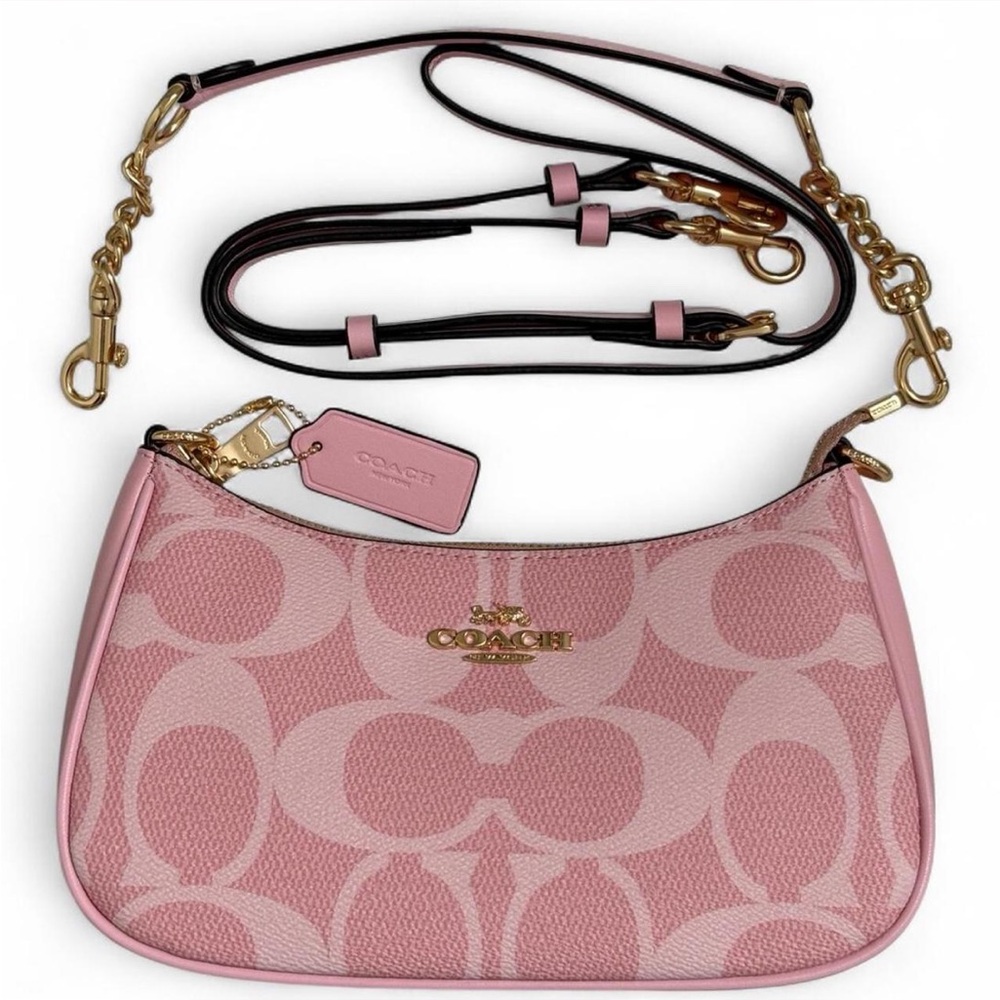 Coach Teri Shoulder Bag- Powder Pink/Gold (NWOT!)